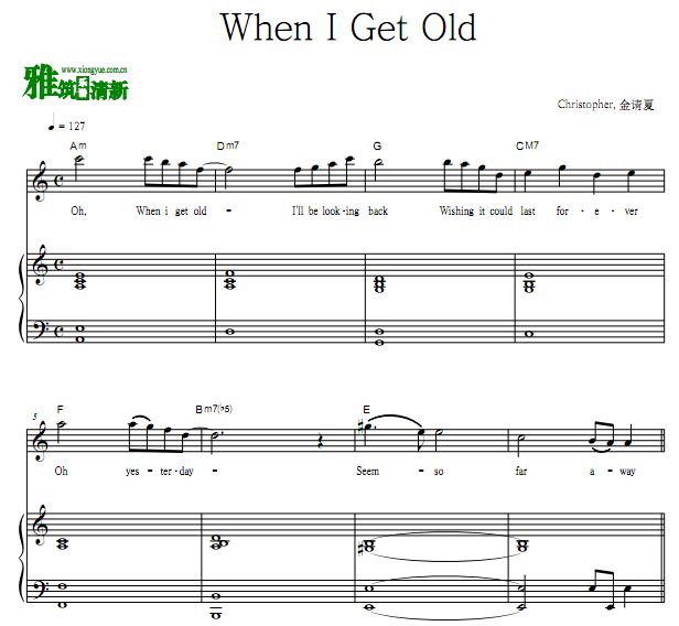  Christopher - When I Get Oldٰ  