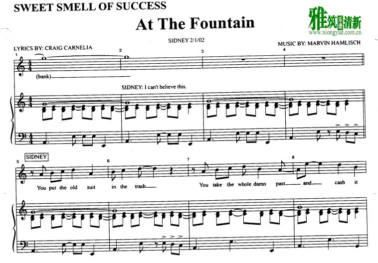 Sweet Smell of Success - At the Fountain  ٰ