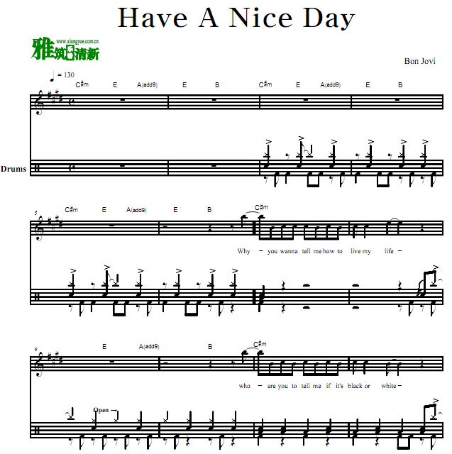 άֶ  Bon Jovi - Have A Nice Day 