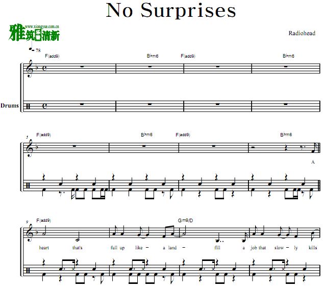 Radioheadֶӹ - No Surprises 