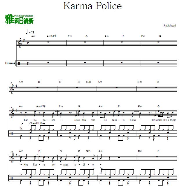 Radiohead ̨˾ - Karma Police 
