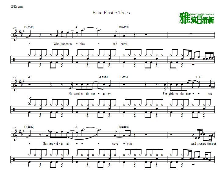 ̨˾ - Fake Plastic Trees 