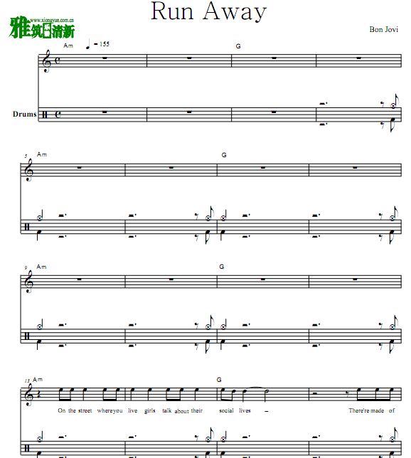 ����ά�ֶ�  Bon Jovi - Run Away ����