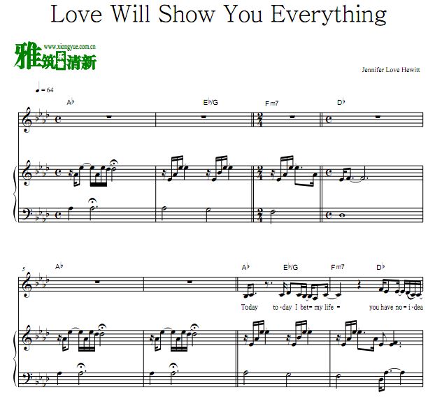 ennifer Love Hewitt - Love Will Show You Everythingٰ