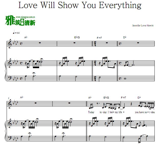 ennifer Love Hewitt - Love Will Show You Everything���ٰ�����