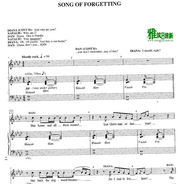  - Song of Forgettingٰ