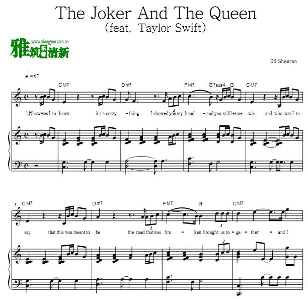 Ed Sheeran - The Joker And The Queenٰ
