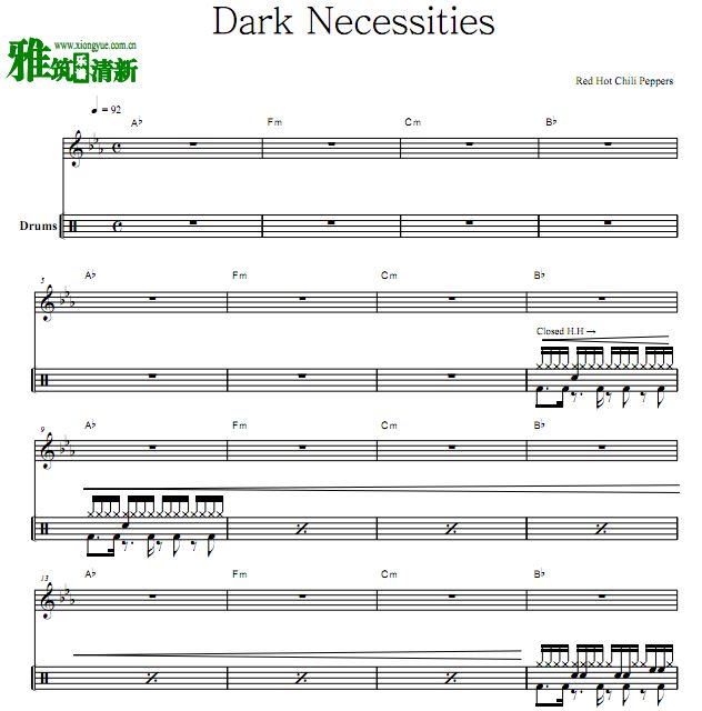 ֶӹ - Dark Necessities 