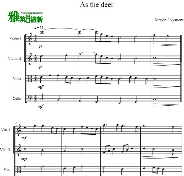 ¹ĽϪˮ As The Deer 