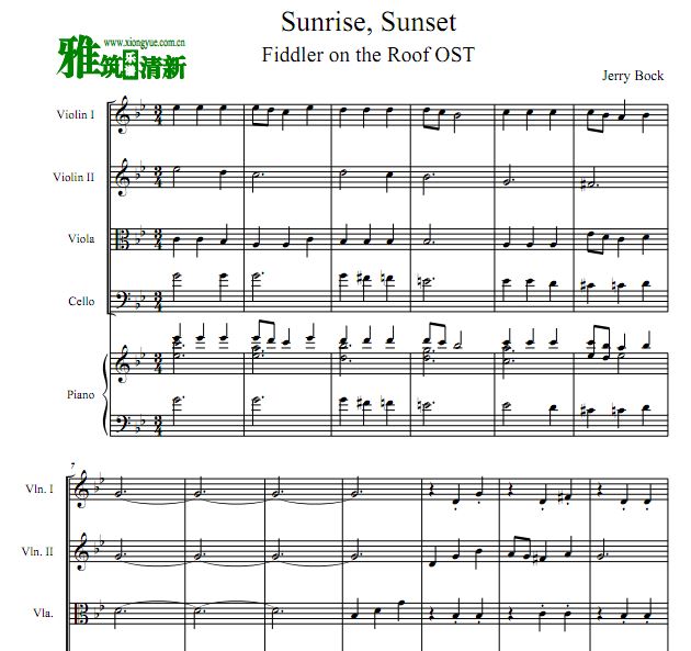 Sunrise, Sunset ݶϵСٰ