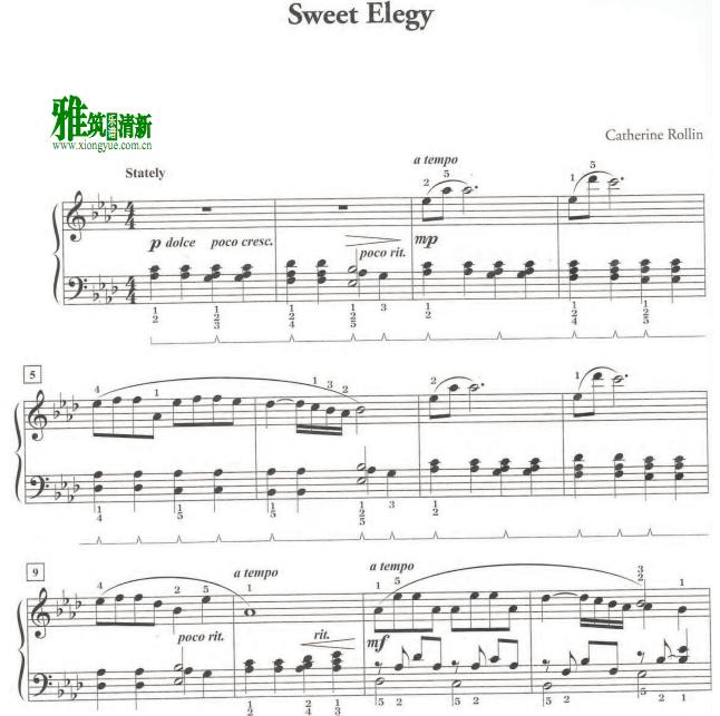 catherine rollin ۵ Sweet Elegy