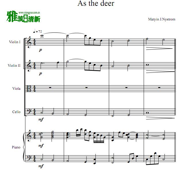 ¹ĽϪˮ As The Deer 