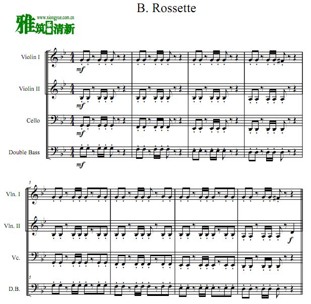 B.Rossette ɫ ˫Сٴٵ