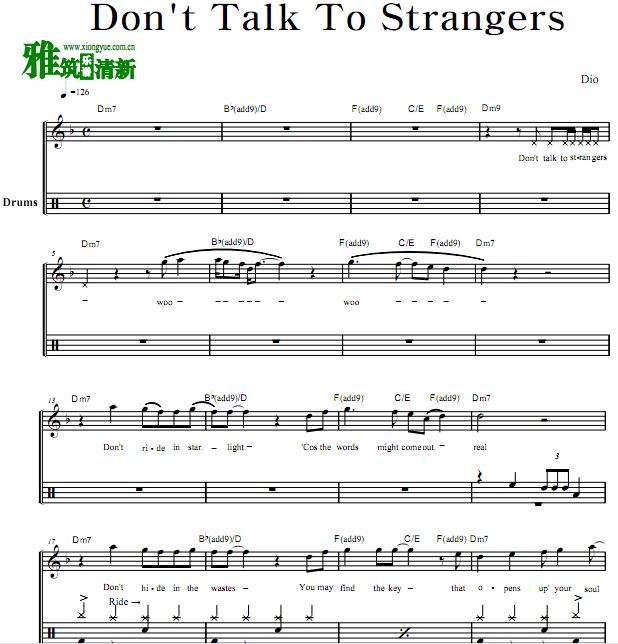 Dio - Don't Talk To Strangers ӹ 