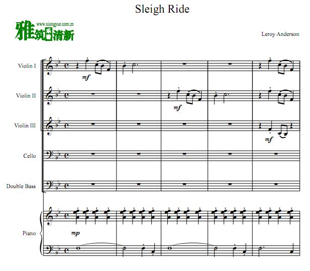 ɭ Sleigh Ride ѩ