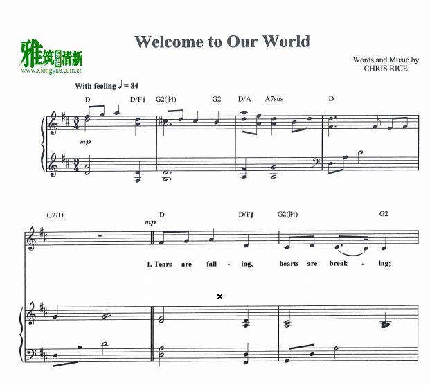 Chris Rice - Welcome To Our World