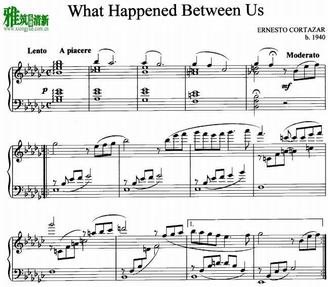 Ernesto Cortazar  - What Happened Between Us