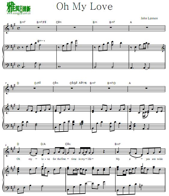 John Lennon - oh my loveٰ