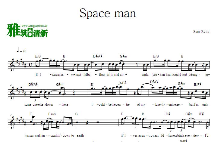 Sam Ryder - Space man  