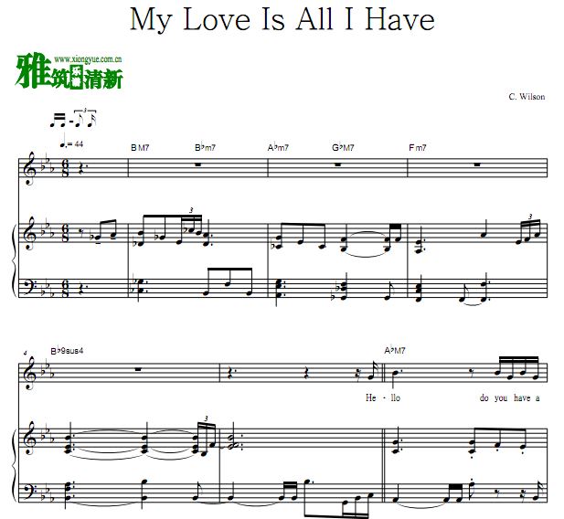 Charlie Wilson - My Love Is All I Haveٰ 