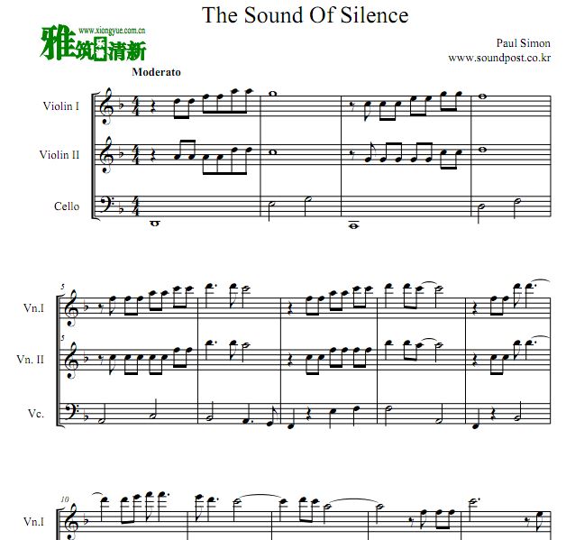 The sound of silence ž֮˫Сٴٺ