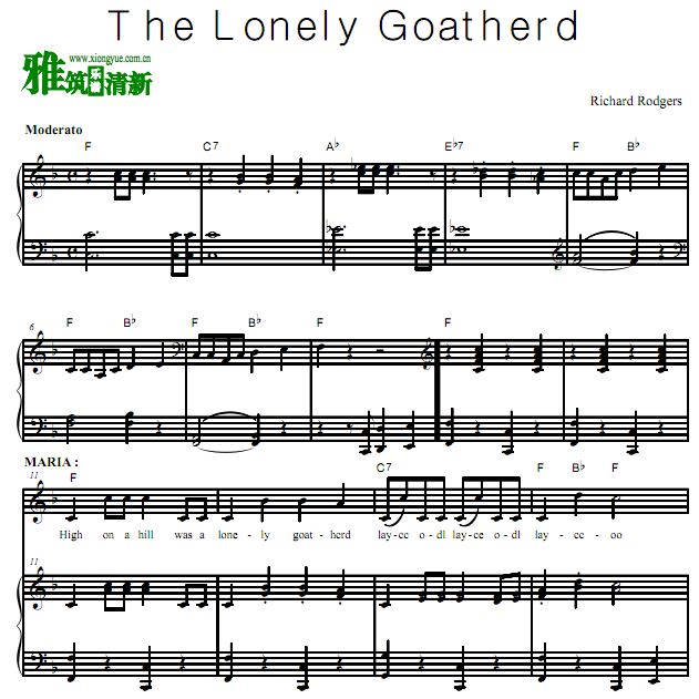 ¶ The Lonely Goatherd Ůϳ