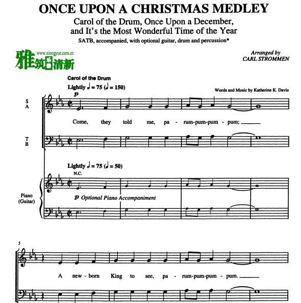 Carol of the Drum,Once Upon a December,It's the Most Wonderful Time of the Year Ĳϳ