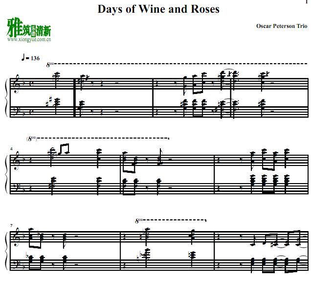 Oscar Peterson- Days of Wine and Rosesʿ