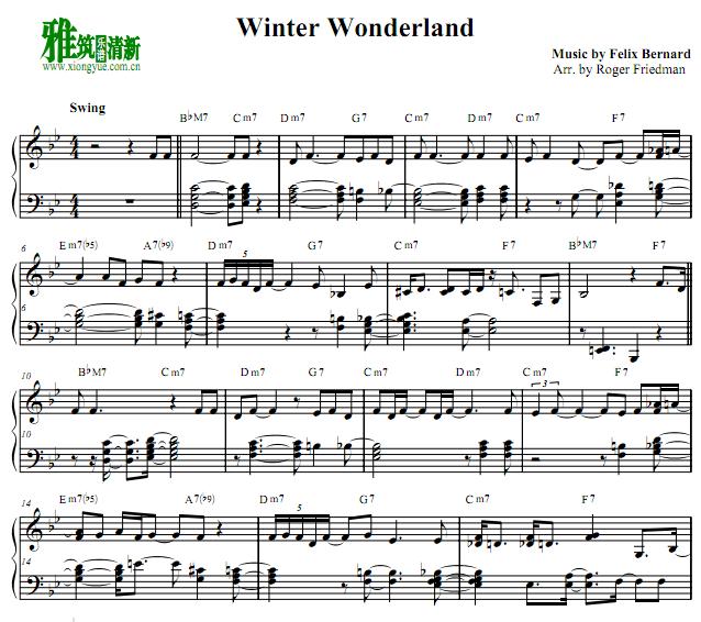 Roger Friedman - Winter Wonderlandʿ