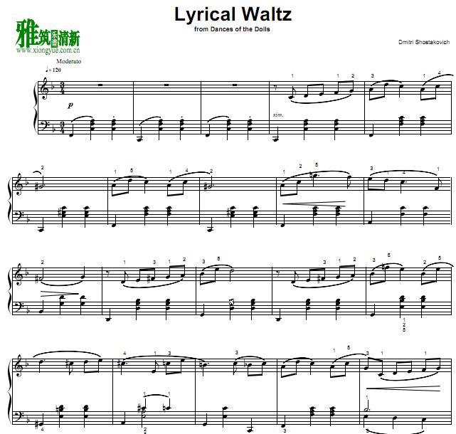 Ф˹ά Lyrical Waltz