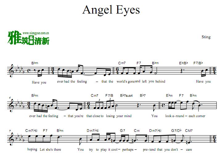 뿪˹ά˹Ƭͷ Angel Eyes ԭ
