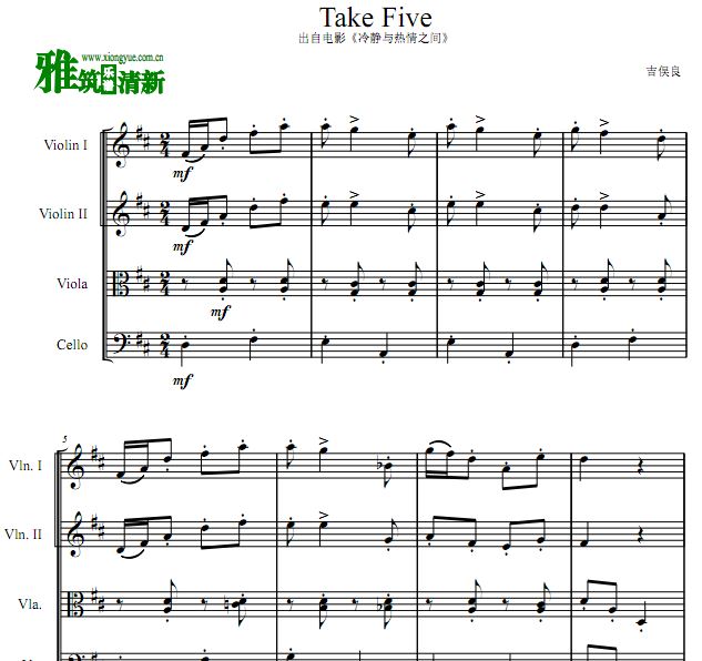 ٶ 侲֮ Take Five 