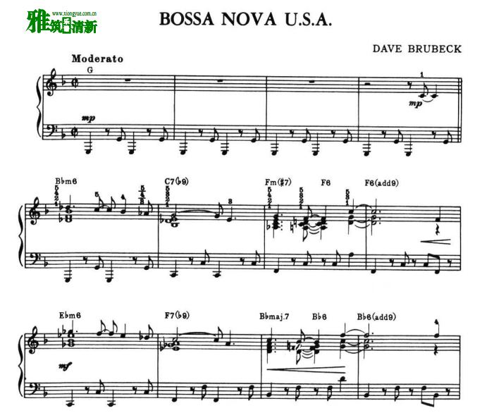 Dave Brubeck  - BOSSA NOVA U.S.A