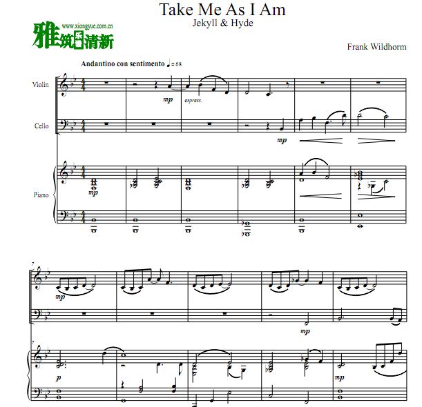 ҽ Take Me As I Am Сٴٸٺ