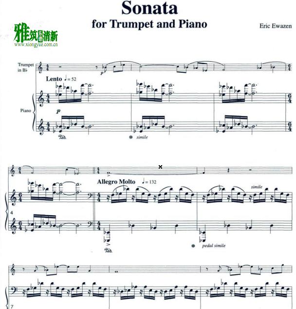 Eric Ewazen - Sonata for Trumpet and Piano СŸٰ