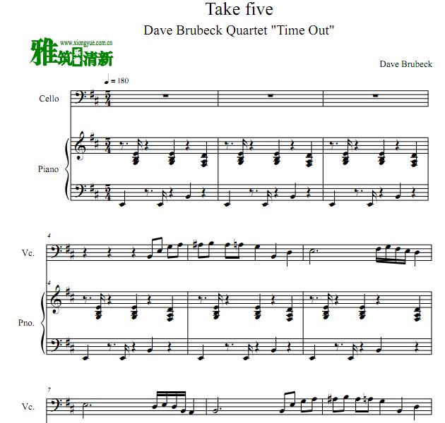 Take Five - The Dave Brubeck Quartet 