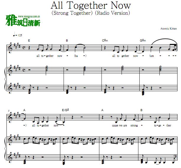 ԭŮè Atomic Kitten - All Together Nowٰ