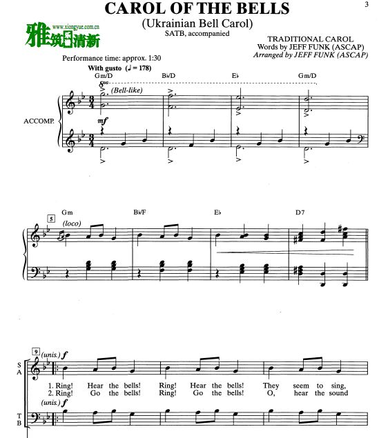 Carol of the bells ̸ϳ ٰ