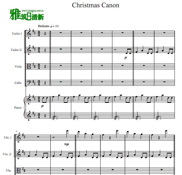 Christmas Canon ָ