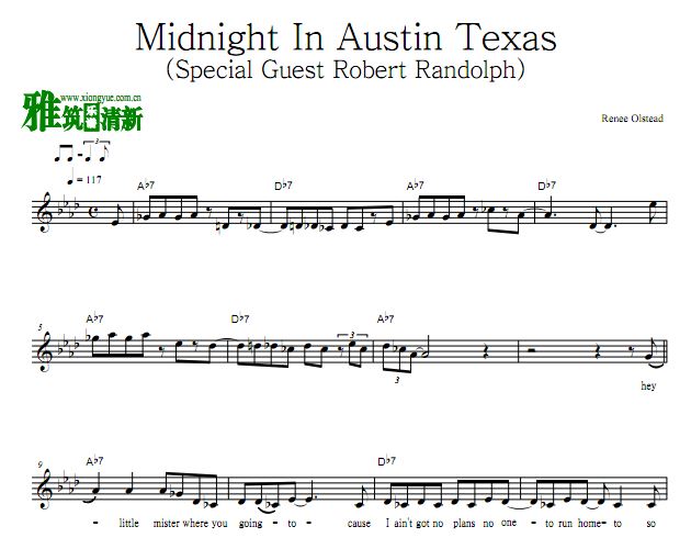 Renee Olstead - Midnight In Austin Texas  