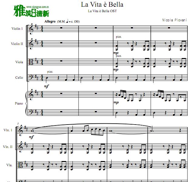  La Vita e Bellaٰ