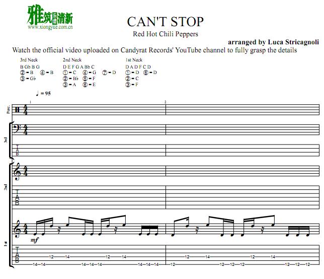 luca stricagnoli  - Can't Stop