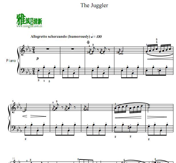 William Gillock - the juggler