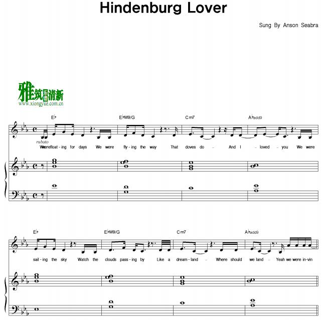 Anson Seabra - Hindenburg Loverٰ