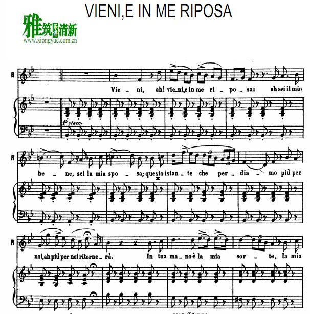  I Capuleti e i Montecchi - VIENI,E IN ME RIPOSA���س���