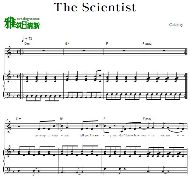 Coldplay - The Scientist ԭ ٰ