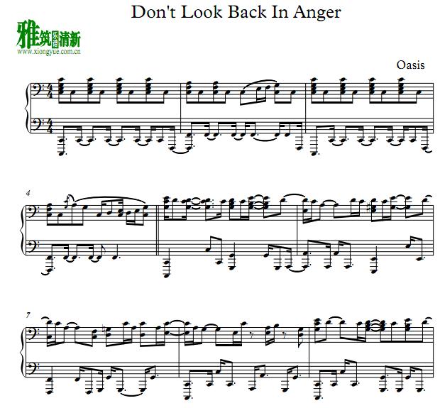 Oasis - Don't Look Back In Anger
