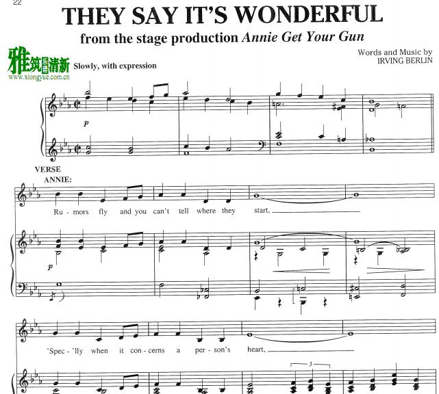 Annie Get Your Gun - They Say It's Wonderful  