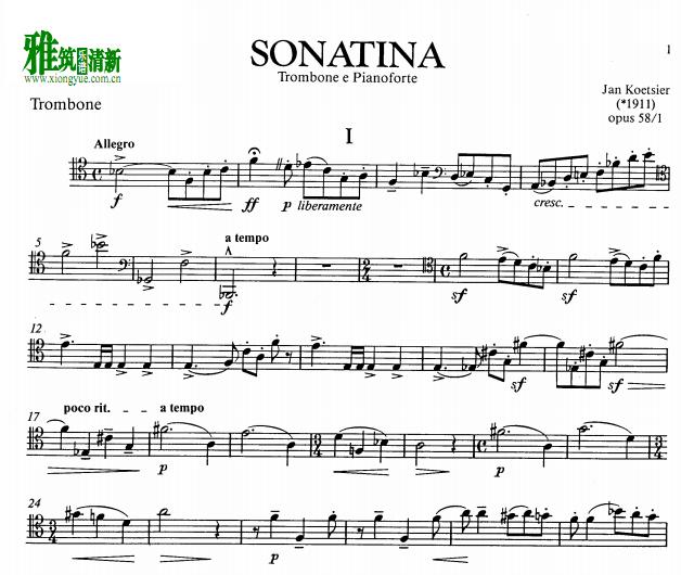 Ү Jan.koetsier -  Sonatina