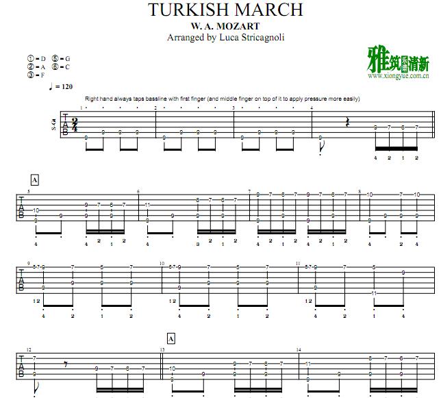 luca stricagnoli  - Turkish March